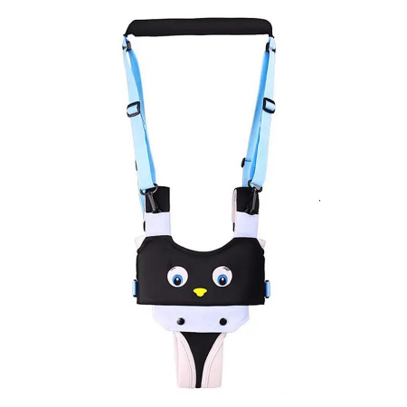 Ham bebe cu suport tip chilot detasabil, premergator, asistare mers, bumbac, bleumarin [0]