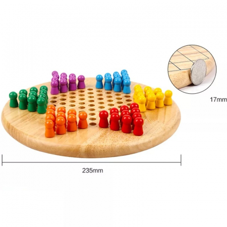 Joc de societate 2 in 1 Dame Chinezesti si Gobang, multicolor [8]