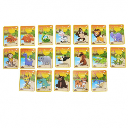 Joc educativ Carte magnetica Animal Spell, 81 piese, maro [3]