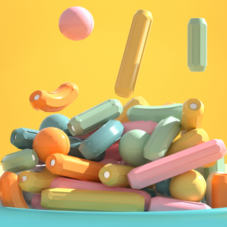 Joc educativ constructii magnetice Sticks Building, 116 piese, multicolor [5]