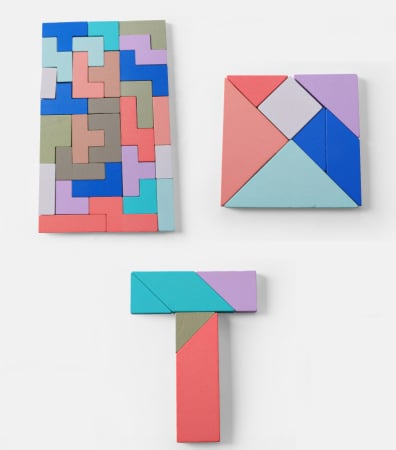 Joc educativ din lemn 5 activitati Various Puzzle Toy, multicolor [8]
