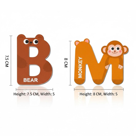 Joc educativ Litere Magnetice, 26 piese, albastru [4]