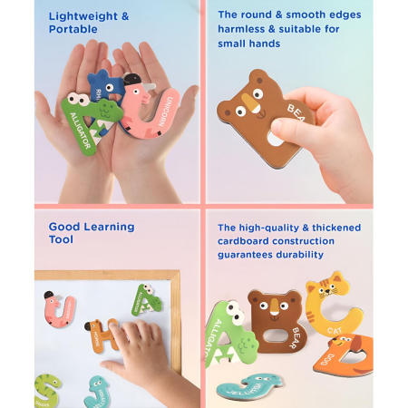 Joc educativ Litere Magnetice, 26 piese, albastru [2]