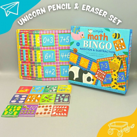 Joc educativ Matematic Bingo Simple Math, Invata adunari si scaderi [3]
