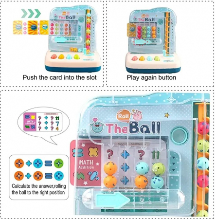 Joc Interactiv  Invarte bilutele,  Roll The Ball, albastru [6]