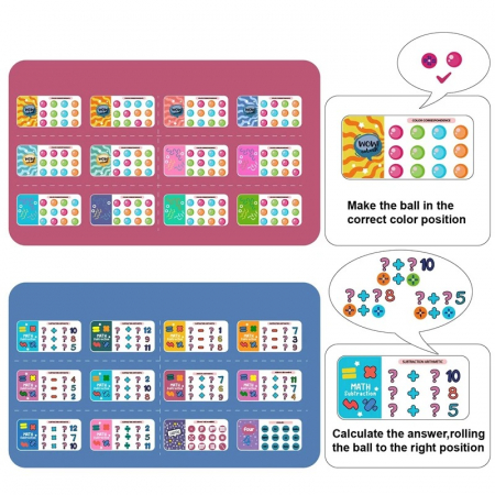 Joc Interactiv  Invarte bilutele,  Roll The Ball, albastru [5]