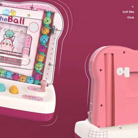Joc Interactiv Invarte bilutele, Roll The Ball, roz [2]