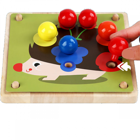 Joc mozaic si invatare culori Norisorul Colorat, 36 piese, multicolor [4]