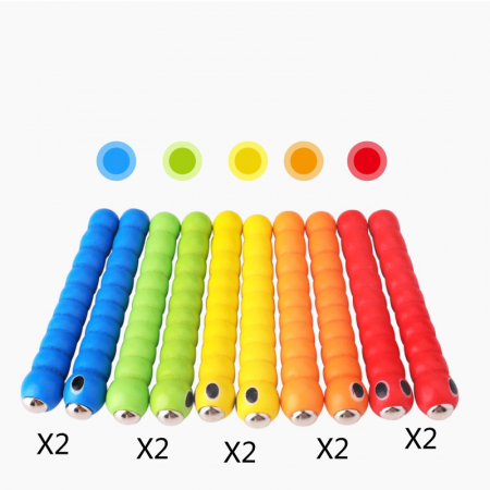 Joc pescuit magnetic Prinde Viermisorii din Capsuna, multicolor [2]