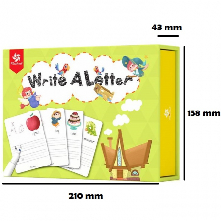 Joc scrie si sterge Litere, 32 planse reutilizabile, multicolor [4]