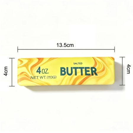 Jucarie antistres tip Unt, Butter Squishy, revenire lenta, 13.5 x 4 x 4 cm [3]