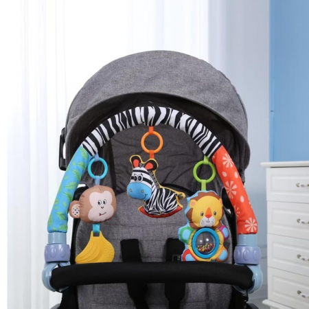 Jucarie Arcada bebe zornaitoare pentru patut/carucior, albastru [1]