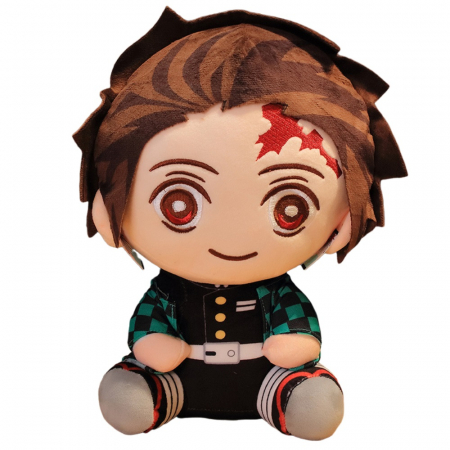 Jucarii din plus - Jucarie de plus Demon Slayer - Tanjiro Kamado, 20 cm