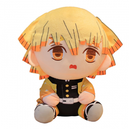 Jucarii din plus - Jucarie de plus Demon Slayer - Zenitsu Agatsuma, 20 cm