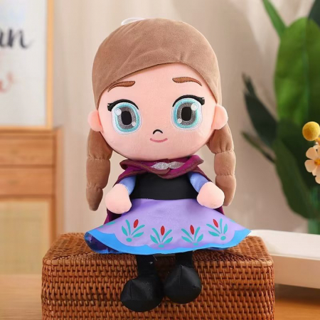 Jucarie de plus Papusa Anna, 30 cm, multicolor [1]