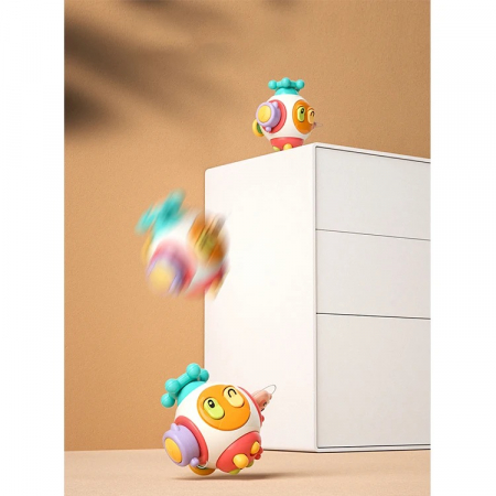 Jucarie interactiva Cub Busy Board cu Activitati Senzoriale, multicolor [3]