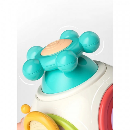 Jucarie interactiva Cub Busy Board cu Activitati Senzoriale, multicolor [2]