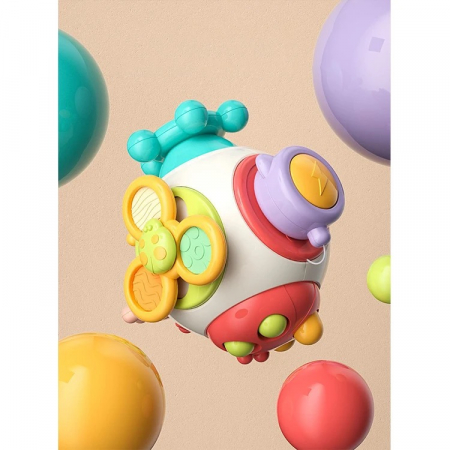 Jucarie interactiva Cub Busy Board cu Activitati Senzoriale, multicolor [1]