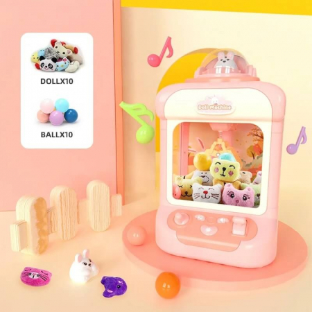 Jucarie interactiva pentru copii, Doll Machine, roz [2]