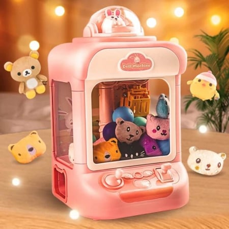 Jucarie interactiva pentru copii, Doll Machine, roz [3]
