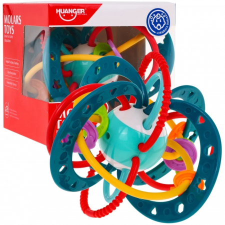 Jucarie motrica dentitie si zornaitoare bebelusi Planeta Albastra [1]