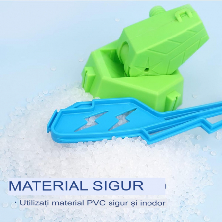 Jucarie pentru Copii Lansator de Rachete cu Piciorul, 1 Lansator, 6 Rachete fara Lumini, Multicolor [4]