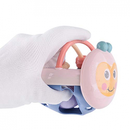 Jucarie senzoriala cu zornaitoare, Mingea zambitoare, multicolor [3]