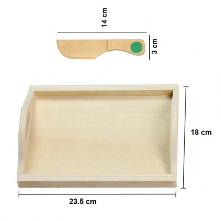 Ladita cu Legume magnetice de feliat din lemn, 12 piese, multicolor [4]