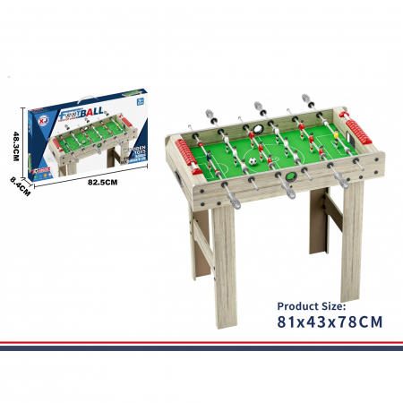 Masa de Fotbal cu Teren si 18 Jucatori, cu picioare, din metal si ABS, multicolor [3]
