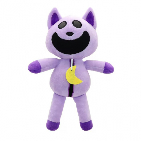 Mascota de plus CatNap din jocul Poppy Playtime Smiling Critters, mov, 25 cm [1]