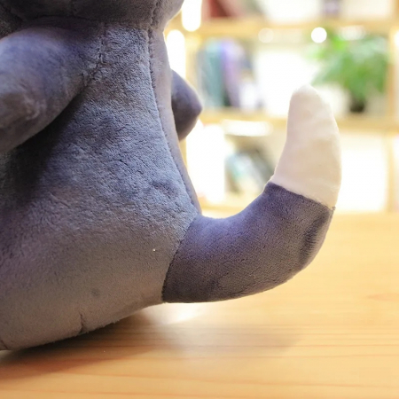 Mascota de plus Tom, 40 cm, gri [3]