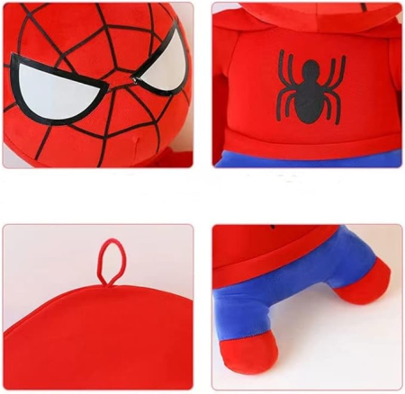 Mascota din plus Spiderman cu gluga, 27 cm [3]