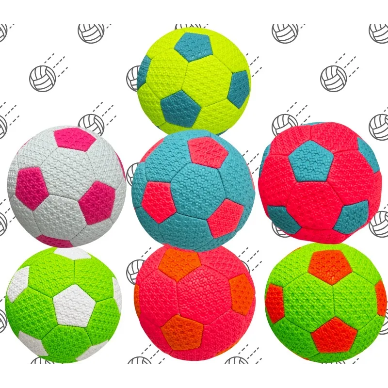 Minge de Handbal Soft Touch, PVC si cusatura, nr.2, multicolor [6]