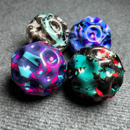 Minge saritoare Moon Ball Colorata, 7 cm, multicolor [7]
