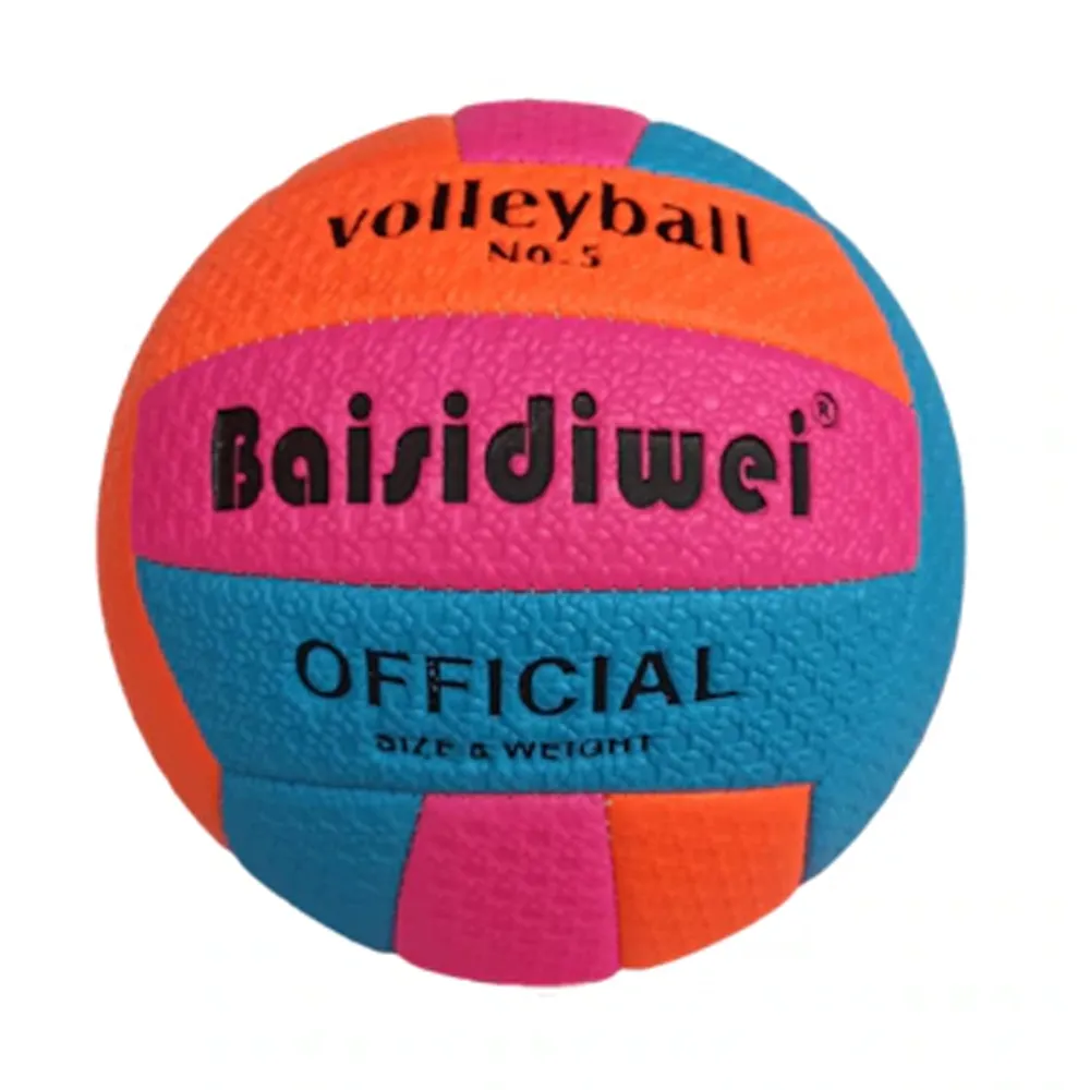 Jucarii de exterior - Minge Volei de plaja Soft Touch, PVC si cusatura, nr.5, multicolor