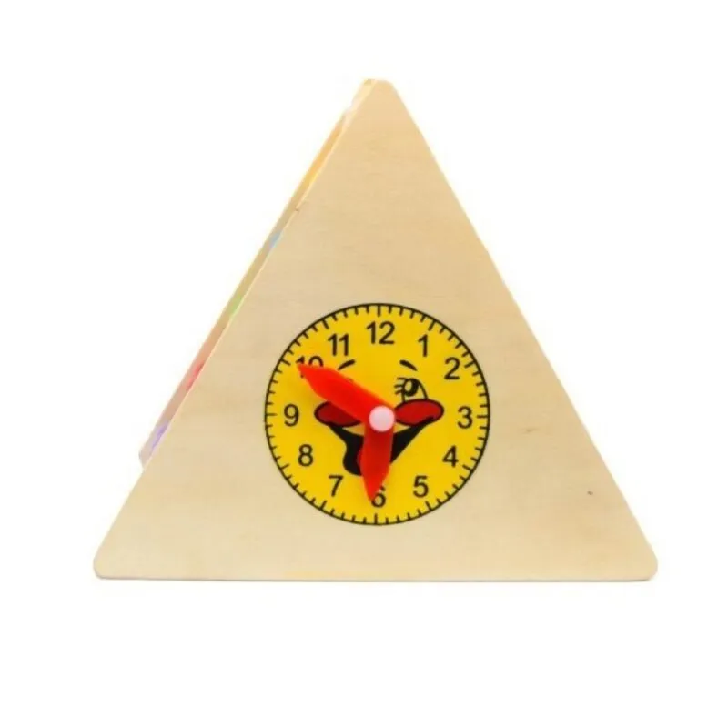 Numărătoare din lemn cu ceas și operații matematice, multicolor [1]