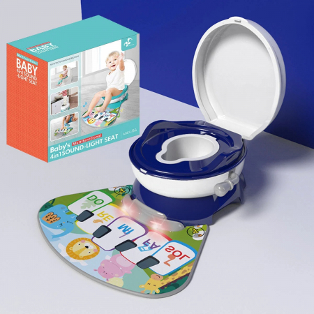 Olita cu Reductor Detasabil si Covoras Muzical 4 in 1, Albastru Marin [2]