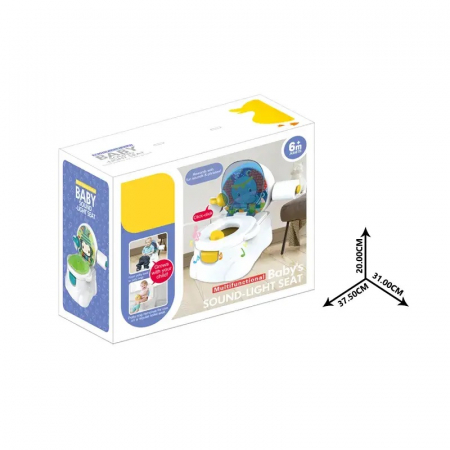 Olita muzicala cu suport de hartie Elefantul Vesel, albastru [3]