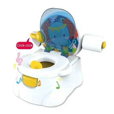 Olita muzicala cu suport de hartie Elefantul Vesel, albastru [1]