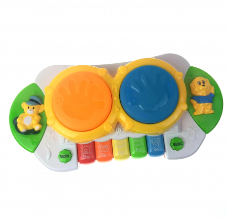 Tobita cu orga,sunete de animale,instrumente si lumini, multicolor [2]