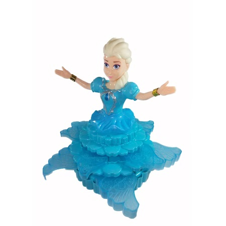 Papusa Frozen cu lumini si muzica, 23 cm [0]