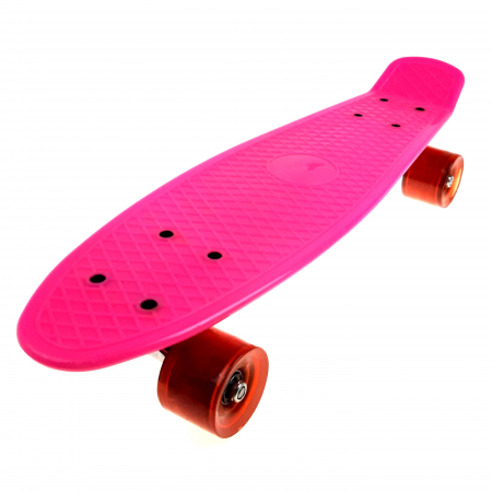 Penny Board cu roti luminoase LED, 55 cm, Roz, Toyska [4]