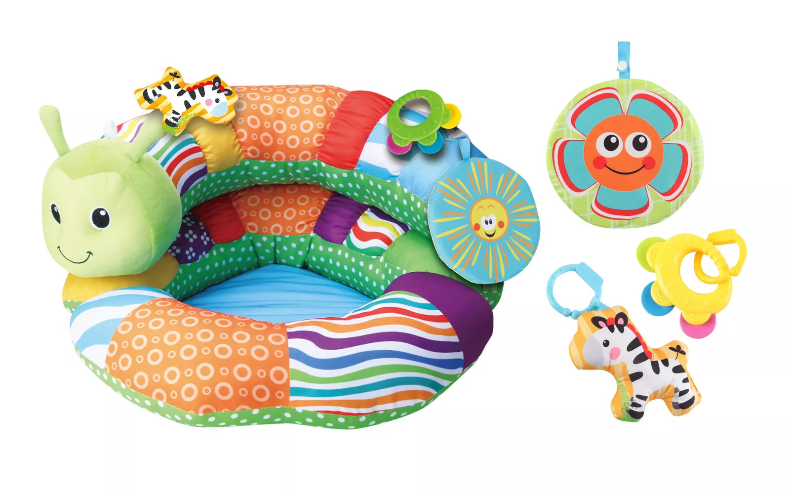 Perna multifunctionala 2 in 1 pentru bebelusi Omida, Prop a Pillar, multicolor [7]