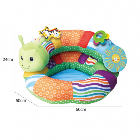 Perna multifunctionala 2 in 1 pentru bebelusi Omida, Prop a Pillar, multicolor [8]