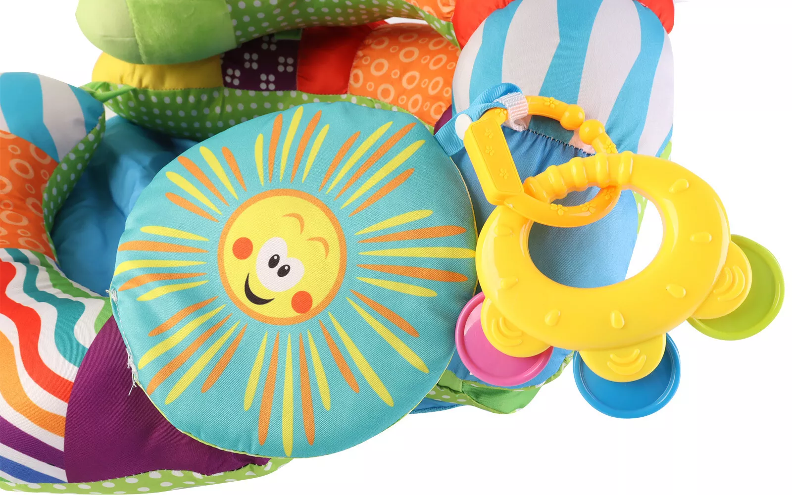 Perna multifunctionala 2 in 1 pentru bebelusi Omida, Prop a Pillar, multicolor [4]