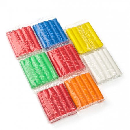 Plastilina in Cutie 8 Culori, 40 bucati, 500 g, multicolor [1]