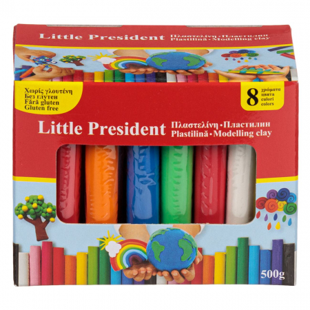Plastilina in Cutie 8 Culori, 40 bucati, 500 g, multicolor [0]
