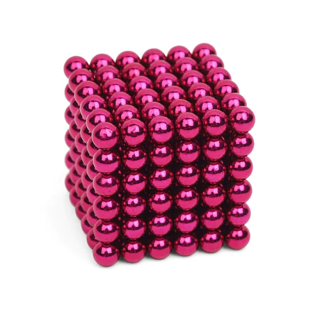 Bile Magnetice AntiStres Neocube, roz, 5 mm, 216 piese - MagCub® [0]