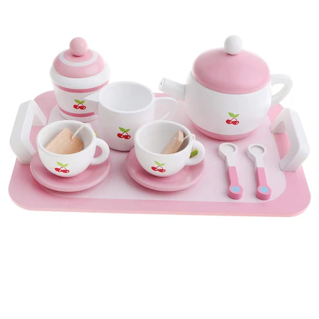 Set de Ceai cu 14 piese din lemn [2]