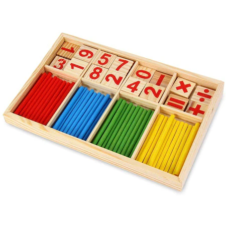 Joc matematic Montessori Numaram si socotim